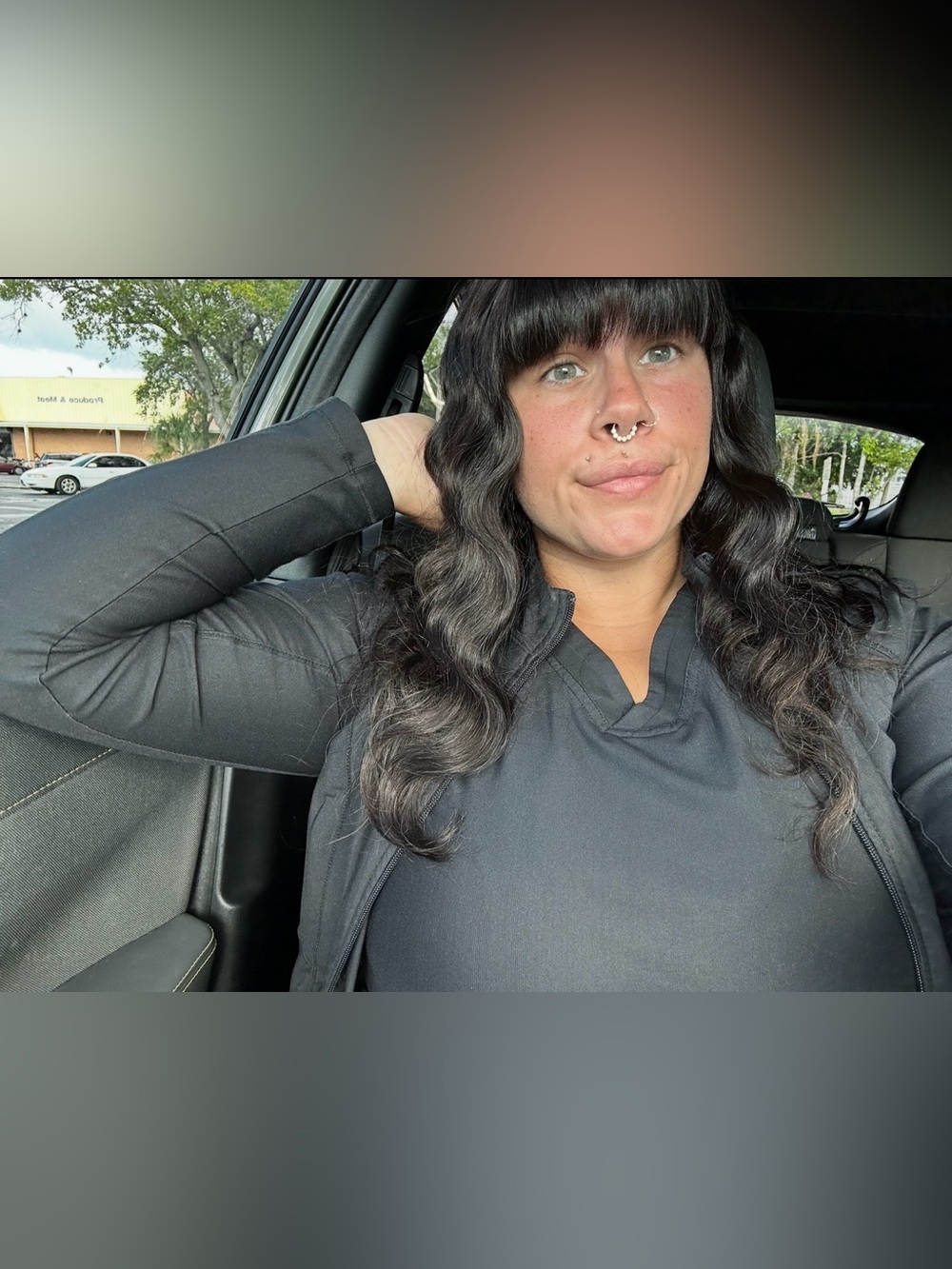 Model Model 100% Human Hair Natural Wig With Bangs 20” long - Picture 2 of 8